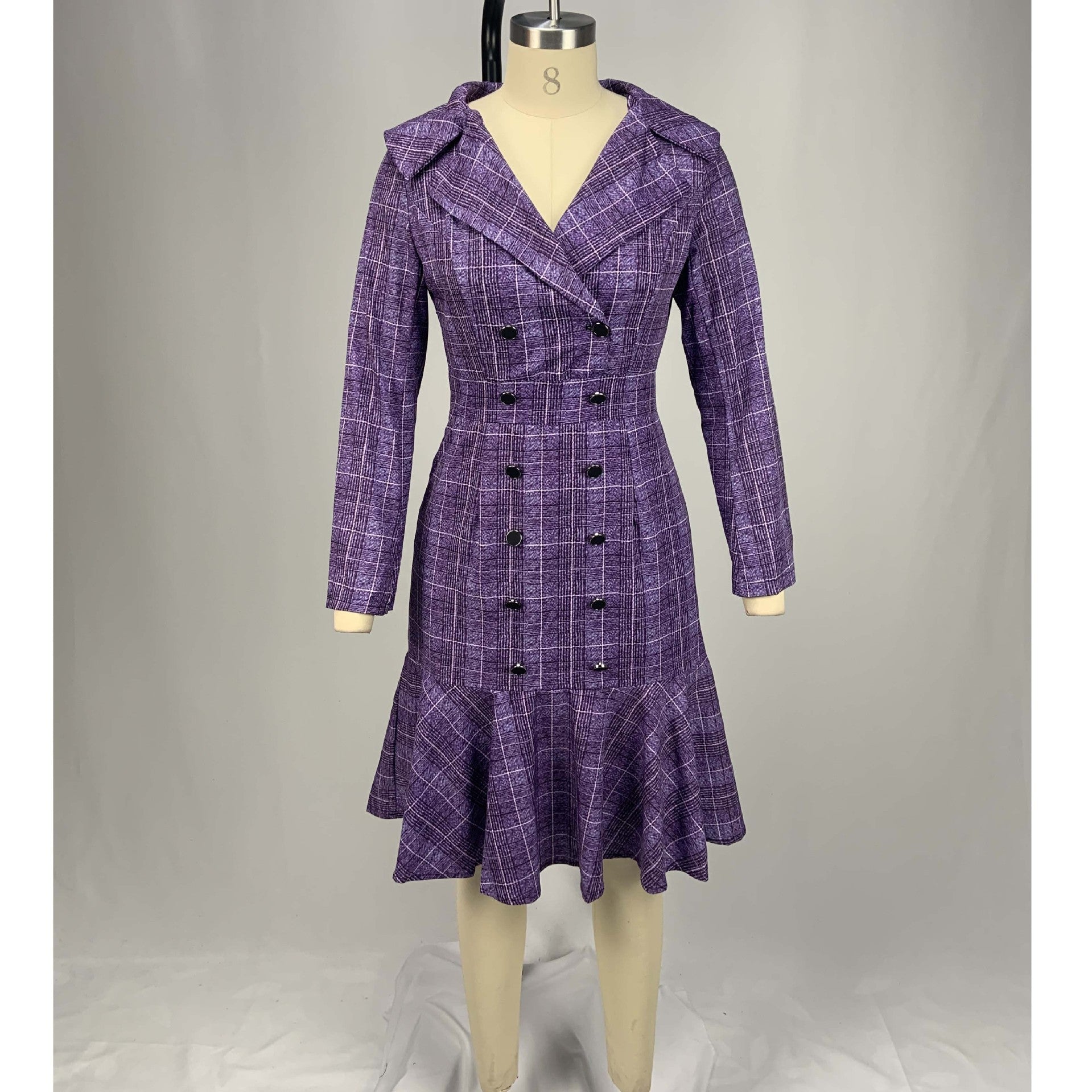 Elegant Office Lady Women Plus Sizes Dresses-Dresses-Free Shipping at meselling99