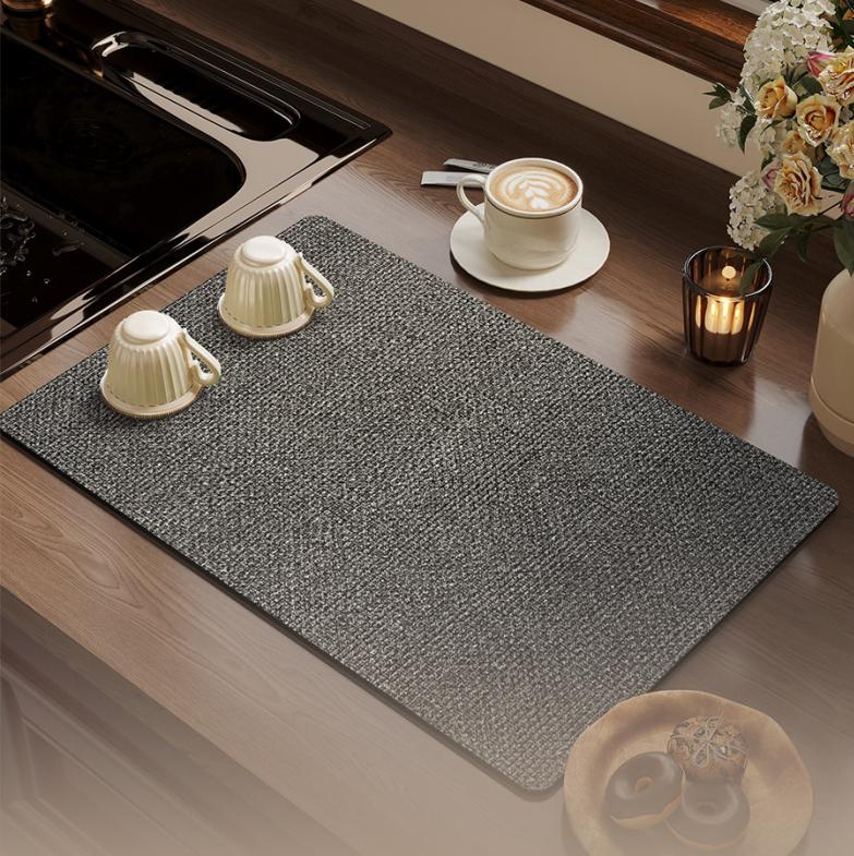 Fast-Absorbing Kitchen Dish Drying Mat - 50% OFF
