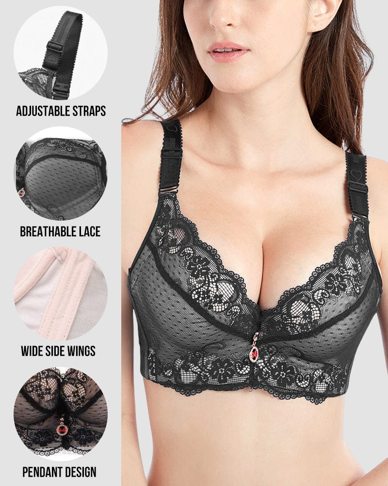 The RosyLift Support Bra - Rosy Lift, Full Cups, and Wireless Support + 50% OFF
