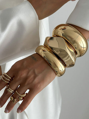 Geometric Solid Color Bracelet Accessories