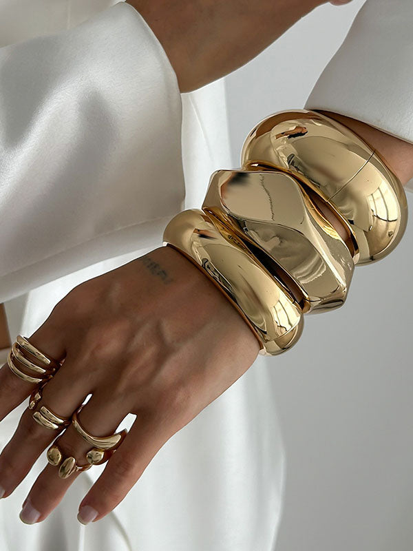 Geometric Solid Color Bracelet Accessories