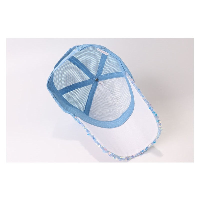 Summer Sequined Sun Protection Breathable Hat
