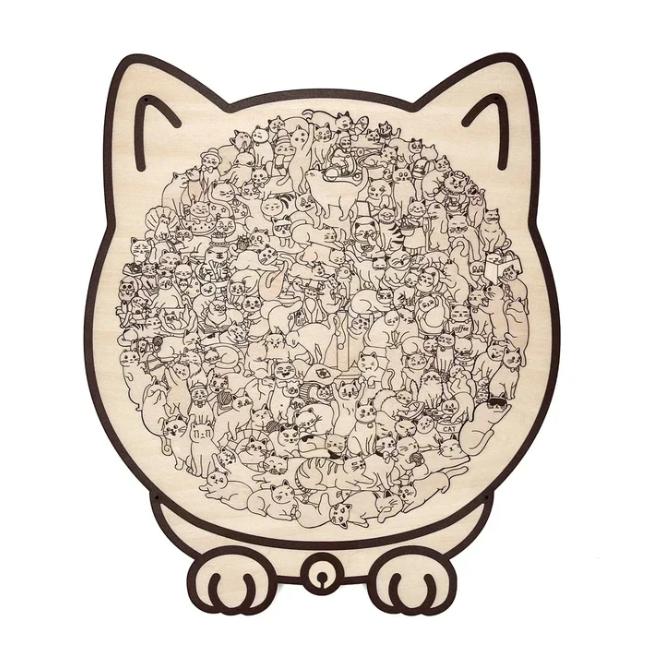 The Kitty-Clique Puzzle - A Calming Cat-Filled Challenge - 50% OFF