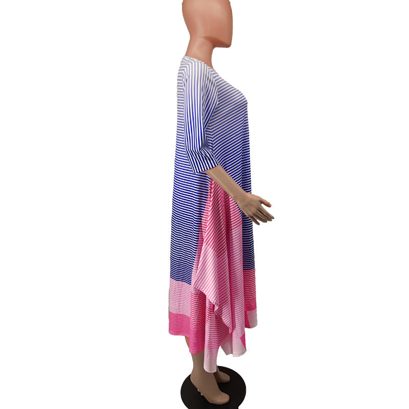 Casual Vintage Women Plus Sizes Mini Length Dresses