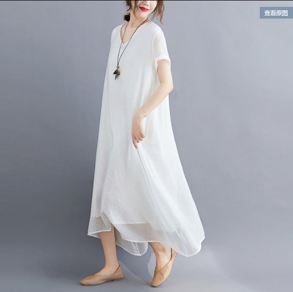 Cozy Summer Plus Sizes Women Dresses-Dresses-Free Shipping at meselling99