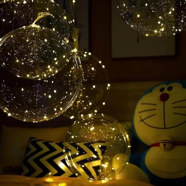 The AuraGlow LED Balloon Set - Elegant,  Centerpieces for Indoor/Outdoor Decor + 1+1 FREE