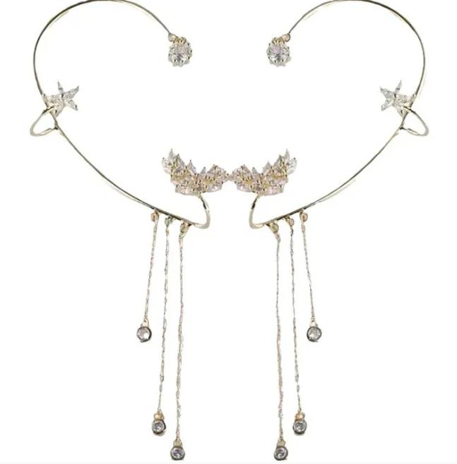 LumiStar Cascade Earrings - Instant Elegance & Sparkle + 50% OFF