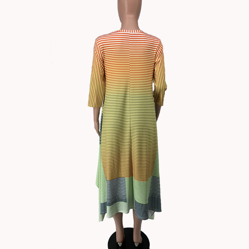 Casual Vintage Women Plus Sizes Mini Length Dresses