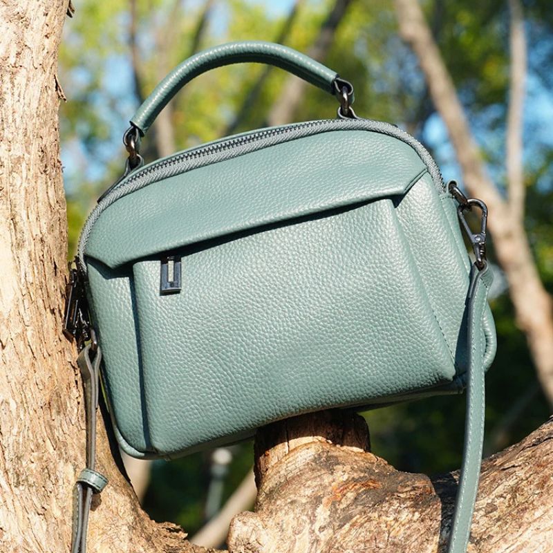 Stylish Genuine Leather Satchel Purse for Women