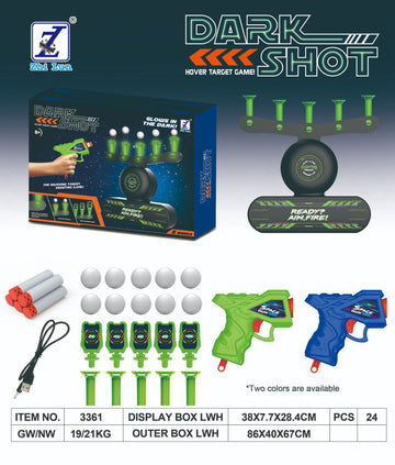 The DarkShot Target Game - Hovering Targets, Glow-in-the-Dark Fun + 50% OFF