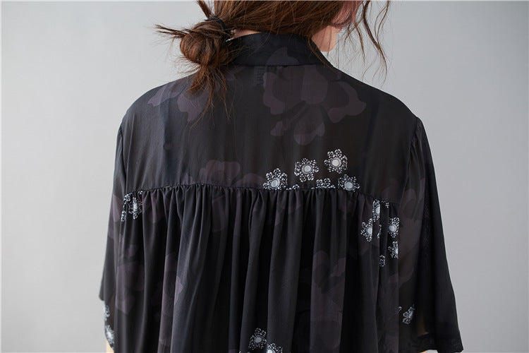 Summer Fashion Plus Sizes Chiffon Shirts Dresses-Dresses-The same as picture-One Size-Free Shipping at meselling99