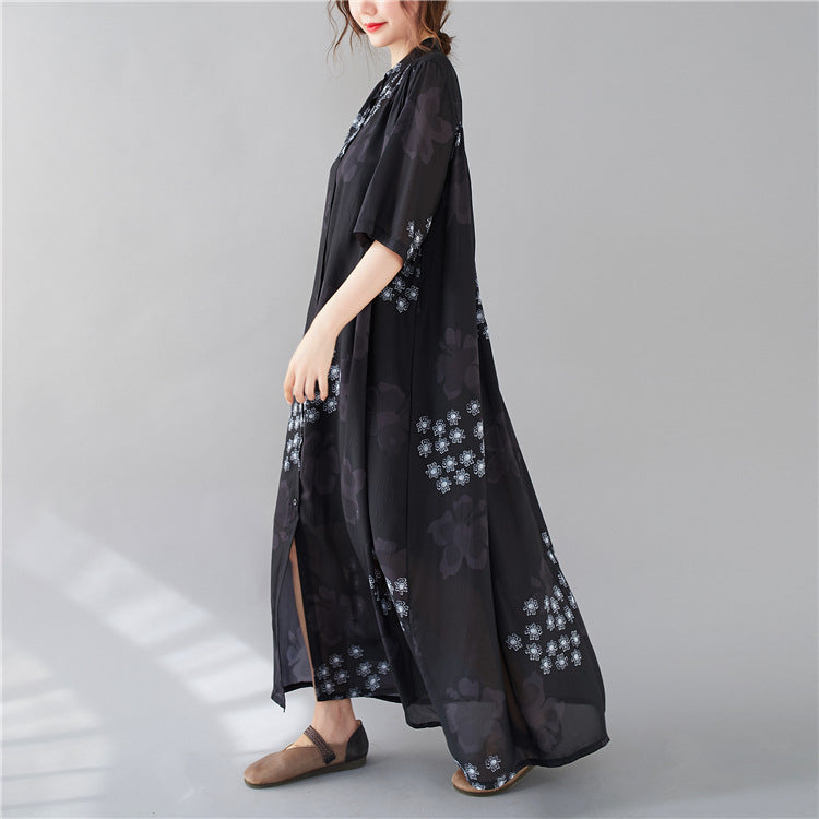 Summer Fashion Plus Sizes Chiffon Shirts Dresses-Dresses-The same as picture-One Size-Free Shipping at meselling99