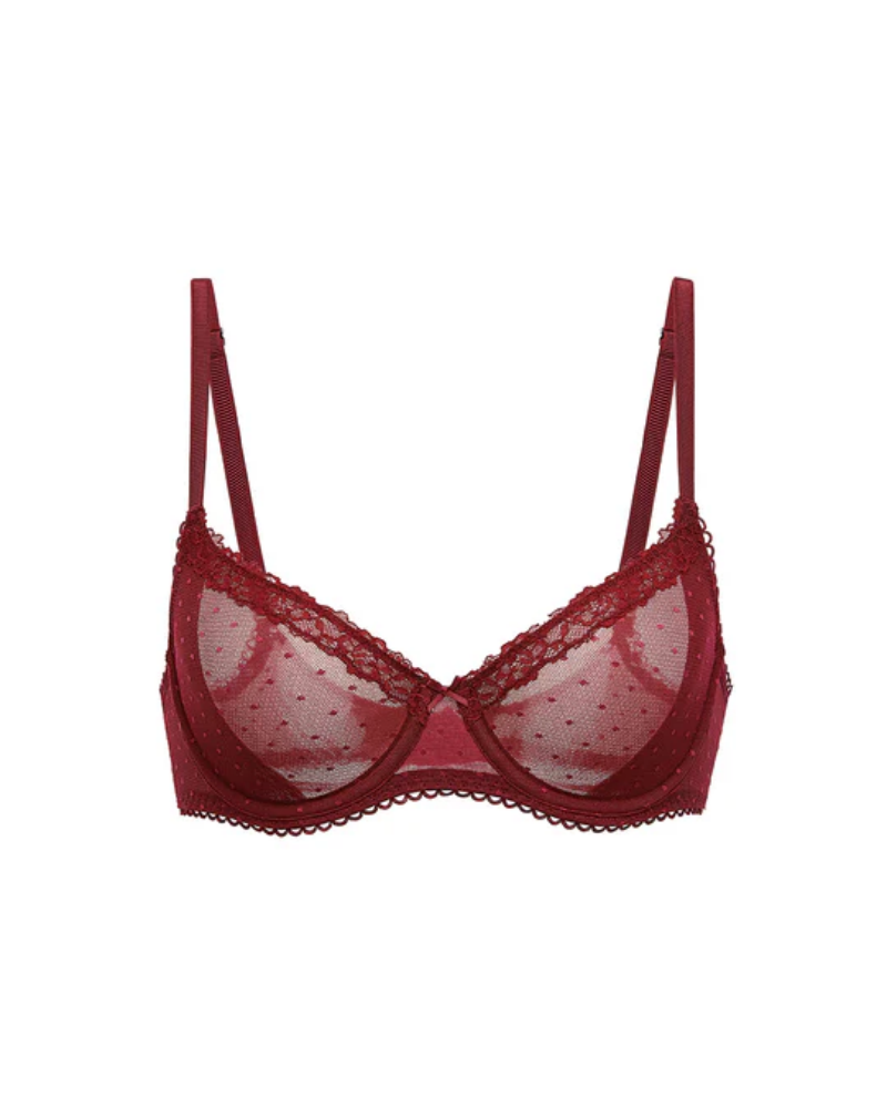 The AuraLace Balconette Bra - Lace See-Through, Demi Sheer, and  Customers + 50% OFF