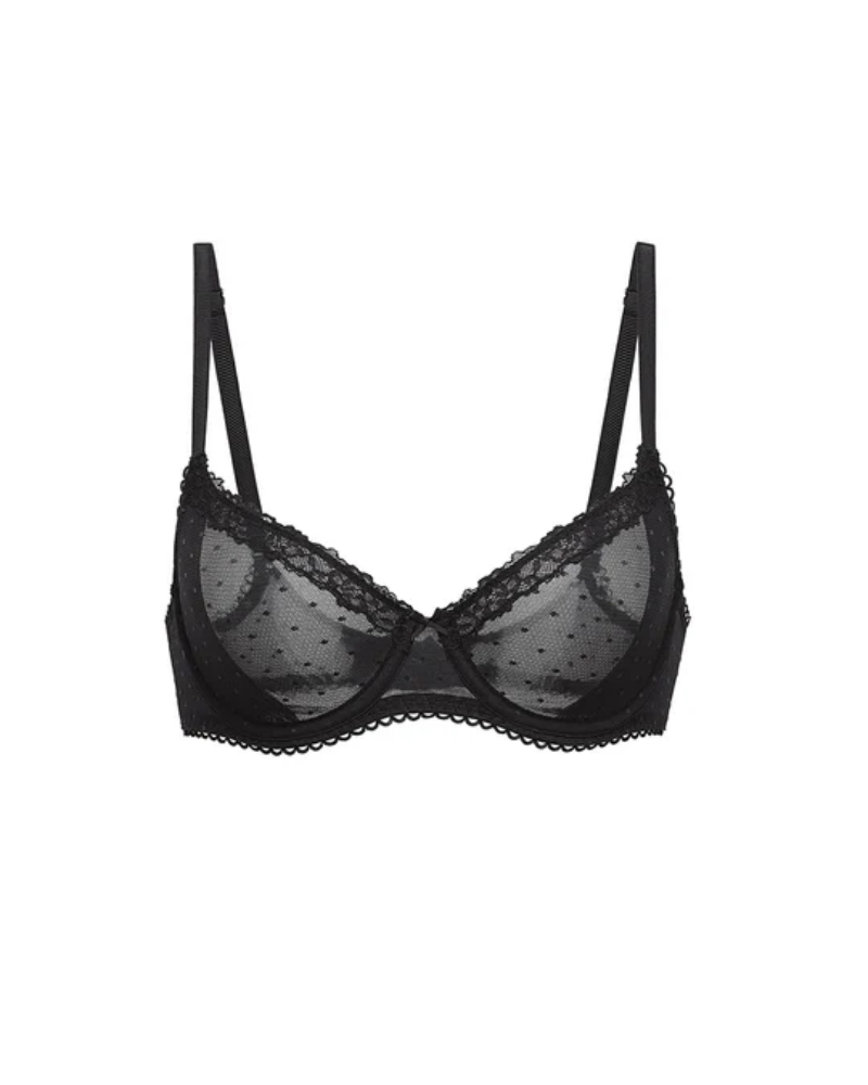 The AuraLace Balconette Bra - Lace See-Through, Demi Sheer, and  Customers + 50% OFF