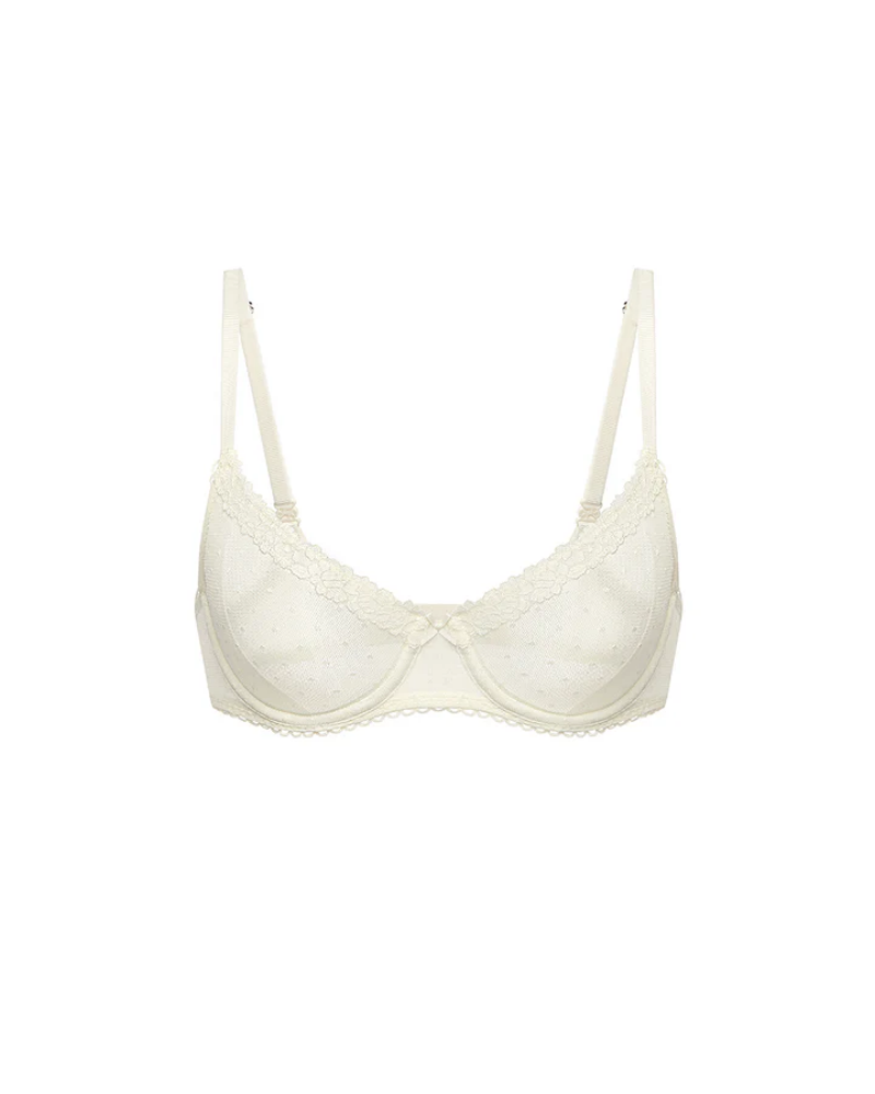 The AuraLace Balconette Bra - Lace See-Through, Demi Sheer, and  Customers + 50% OFF
