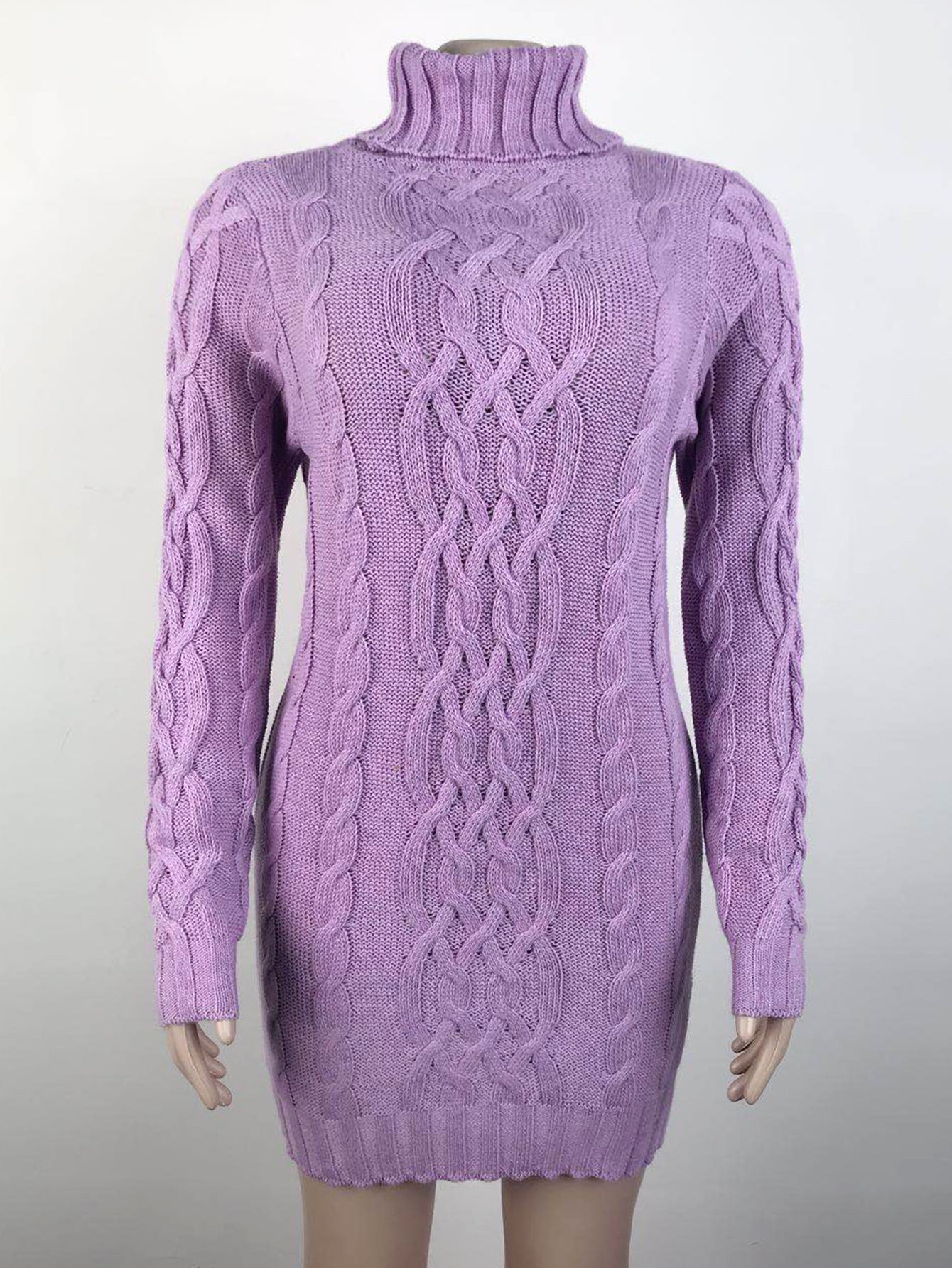 Vintage Turtleneck Knitted Pullover Sweaters