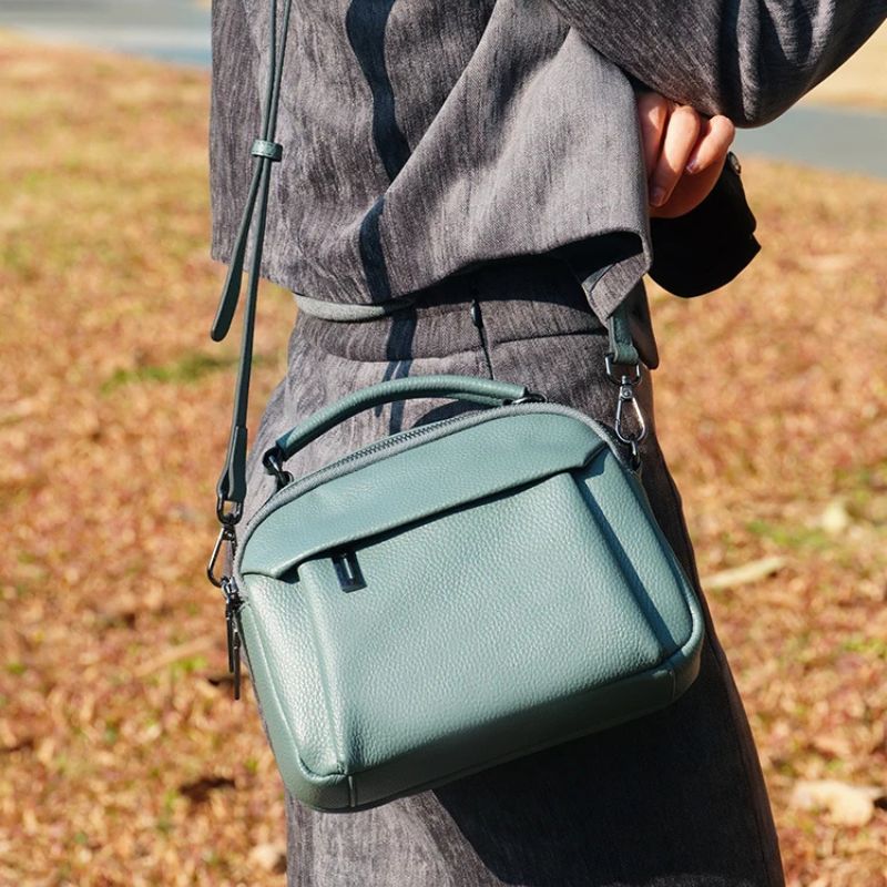 Stylish Genuine Leather Satchel Purse for Women