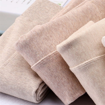 Socks And Leg Guards Vertical Striped Thick Ankle Pantyhose