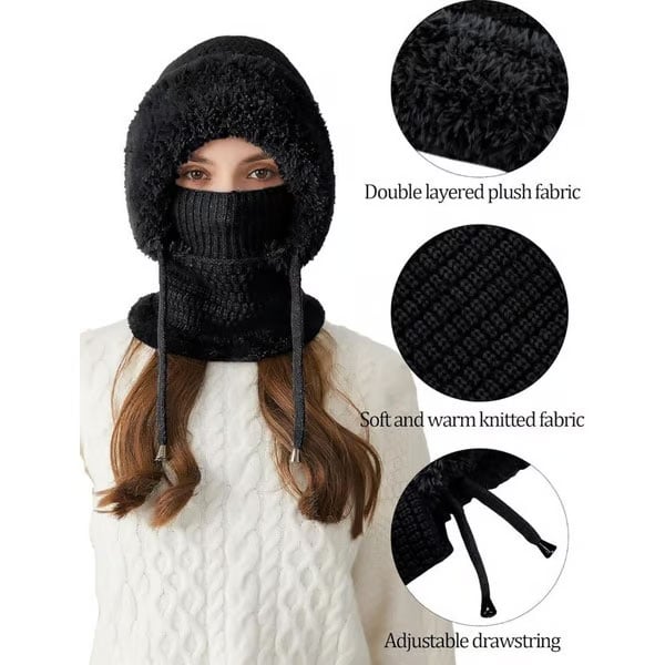 The 3-in-1 Cozy Hat - Your Hat, Scarf & Hoodie in One + 50% OFF