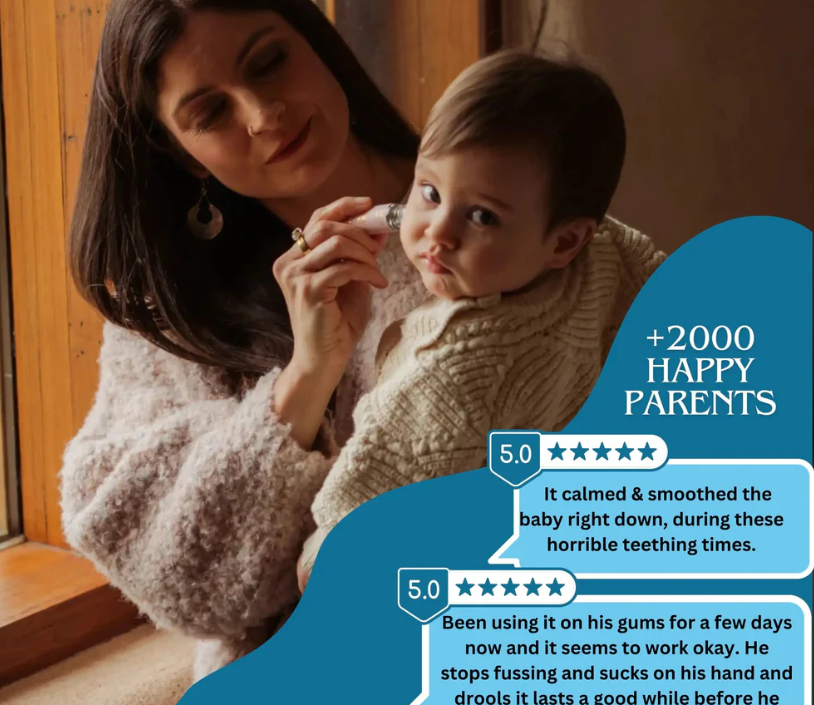 Teething Relief Roller ¨C Instant Comfort for Your Baby's Gums - 1+1 FREE