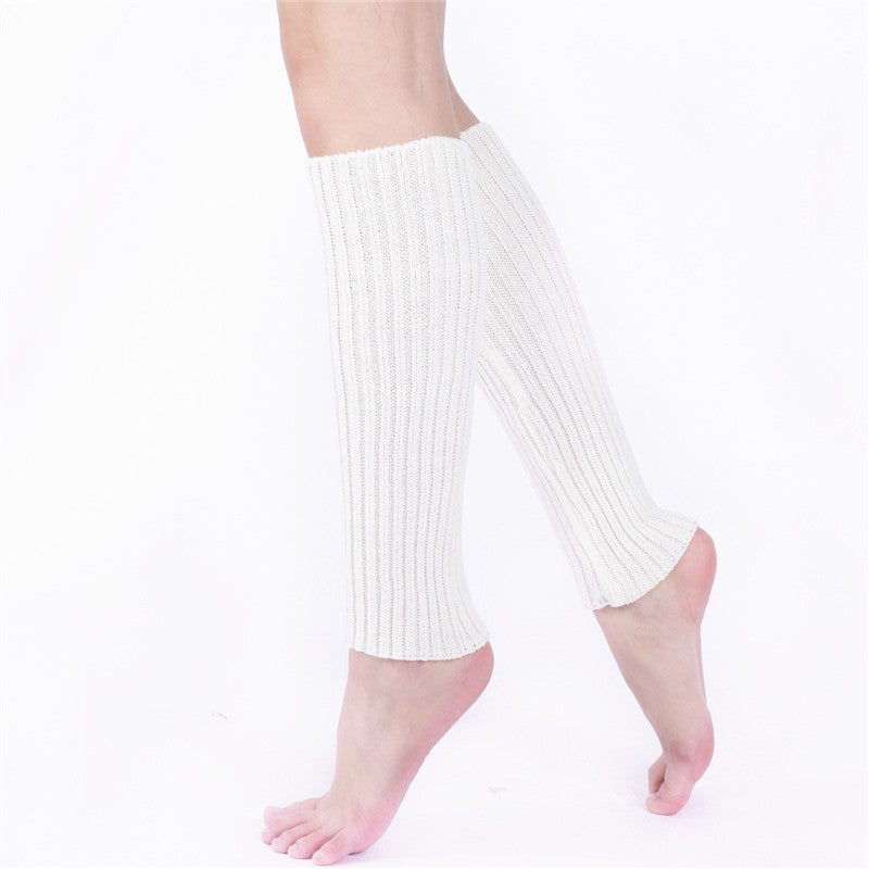 Solid Color Knitted Layering Socks