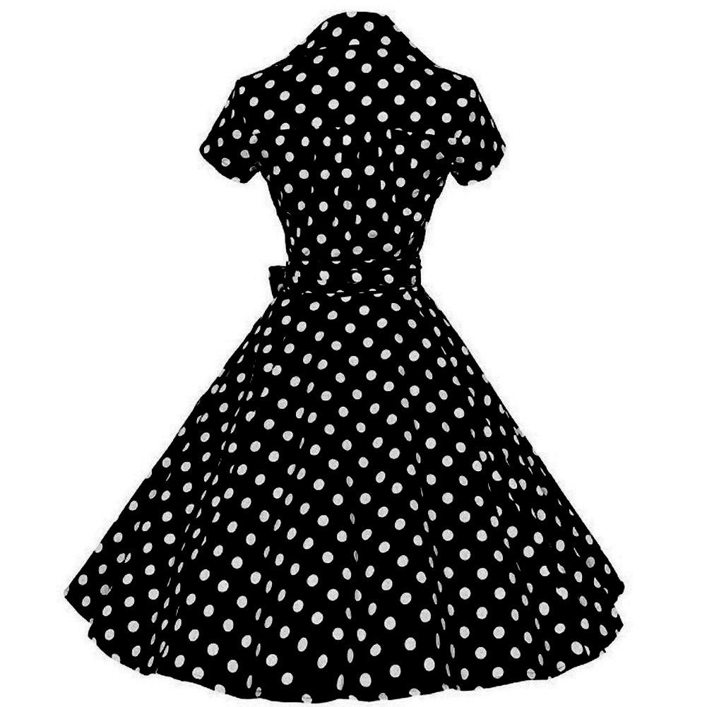 Women Short Sleeves Plus Size Vintage Ball Dresses-Vintage Dresses-Free Shipping at meselling99