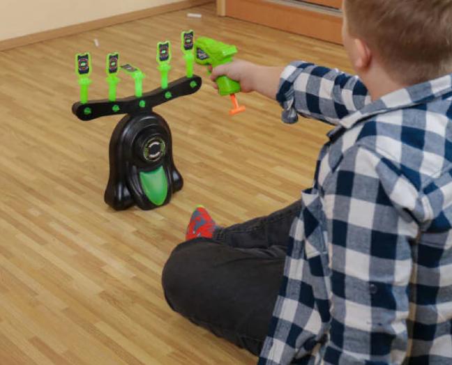 The DarkShot Target Game - Hovering Targets, Glow-in-the-Dark Fun + 50% OFF