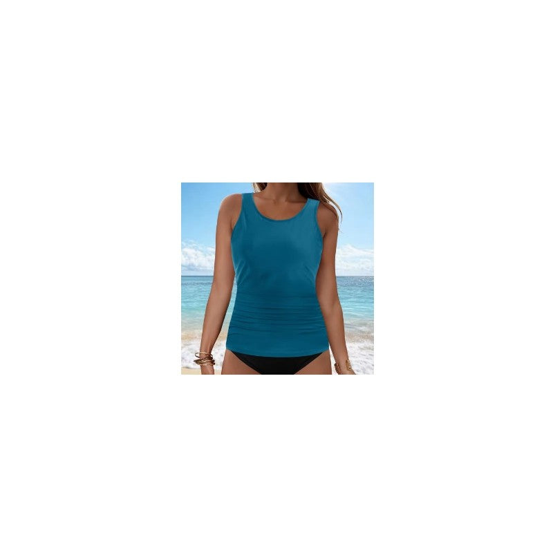 Solid Color Bikini Top For Beach And Hot Spring