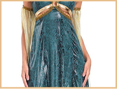 Medusa Costume - Greek Mythology Snake Goddess Gown for Halloween