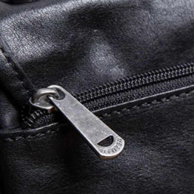 Men's Leather Handmade Shoulder Bag - Vintage Cowhide Crossbody Bags