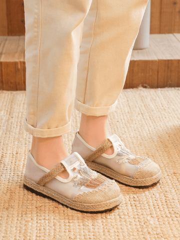Garden Gala Embroidered Mesh Loafer