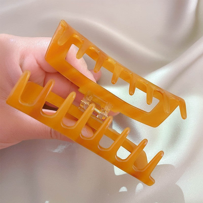 Large Cut-Out Rectangle Hair Claw Clip