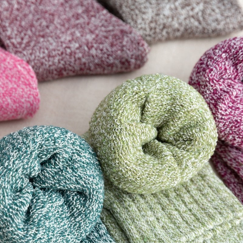 Thick Breathable Wear-Resisiting Mid-Calf Length Sock(A Set Of Six Pairs)