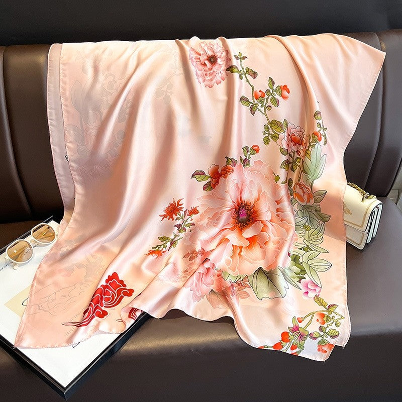 Long  Printed Pattern  Scarf