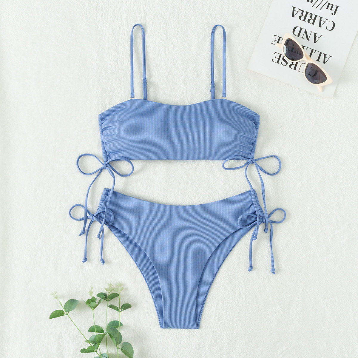 Women's Two-Piece Bikini With Detachable Straps For Amazon