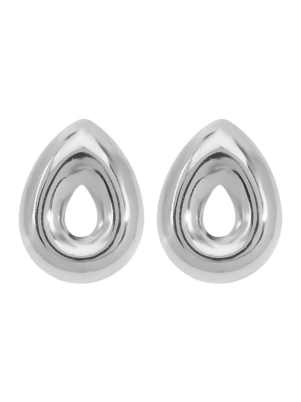 Geometric Hollow Drop Earrings