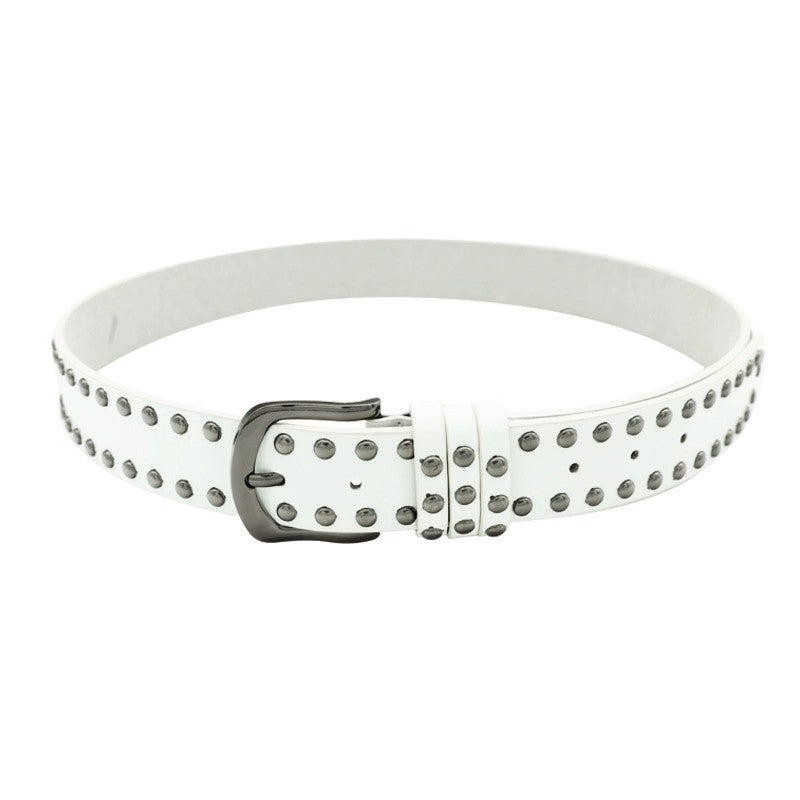 Fashion Studded Wide Belt