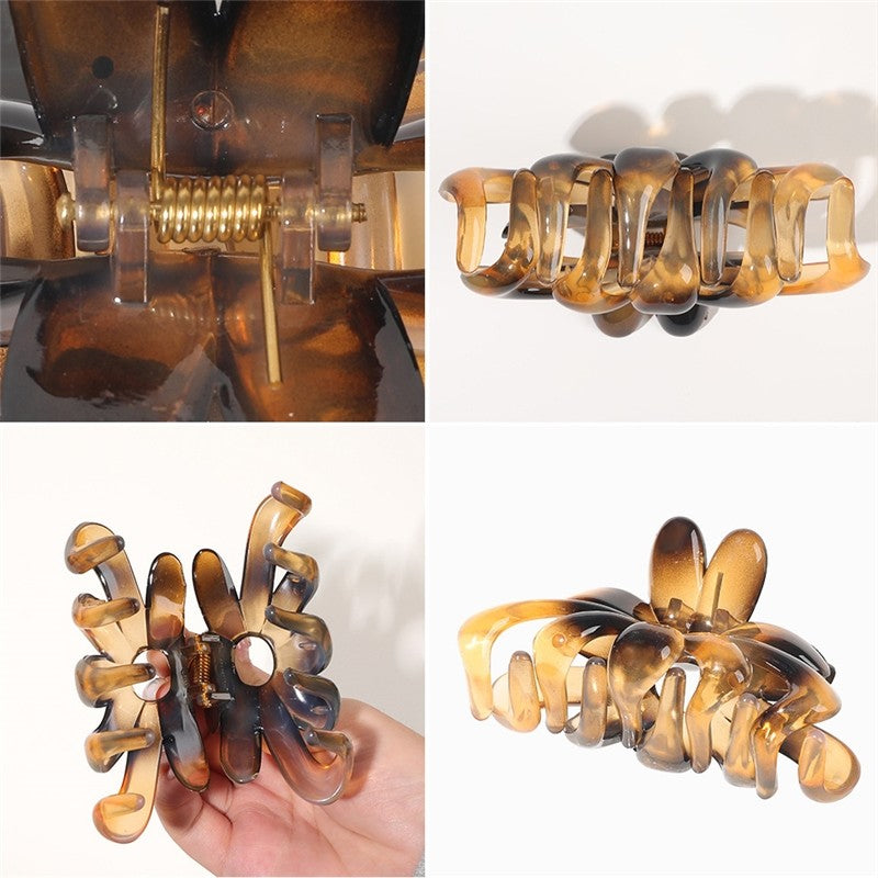 Durable Elegant Floral Hair Claw Clip