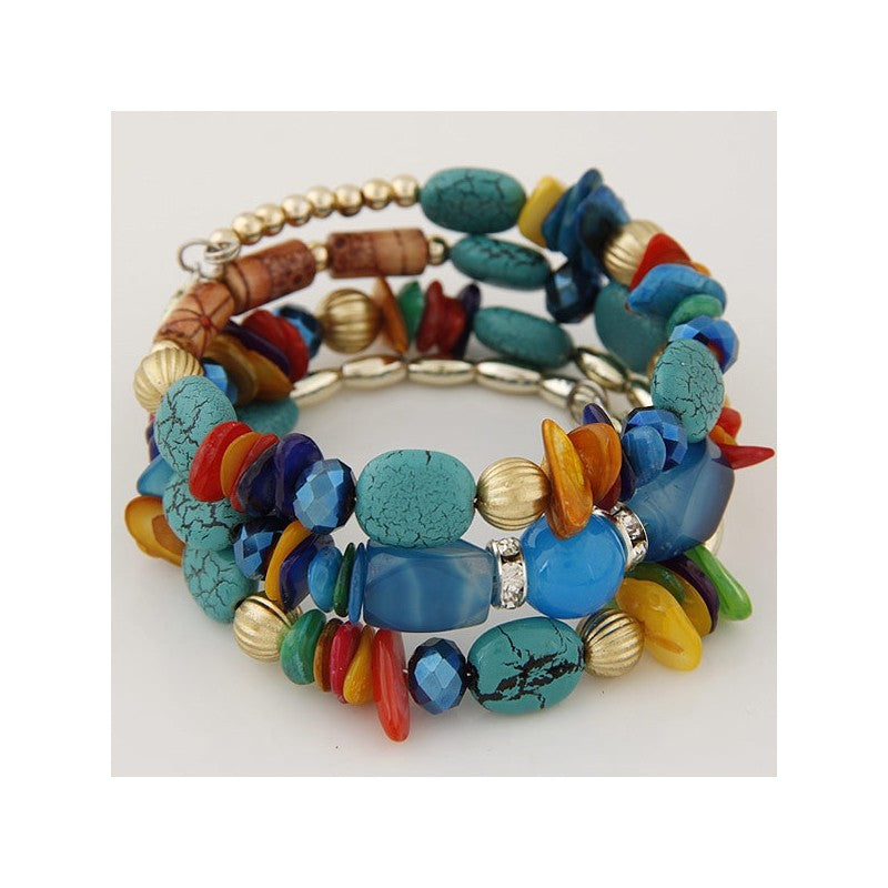 Fashion Beaded Multi-Layer Wrap Bracelet