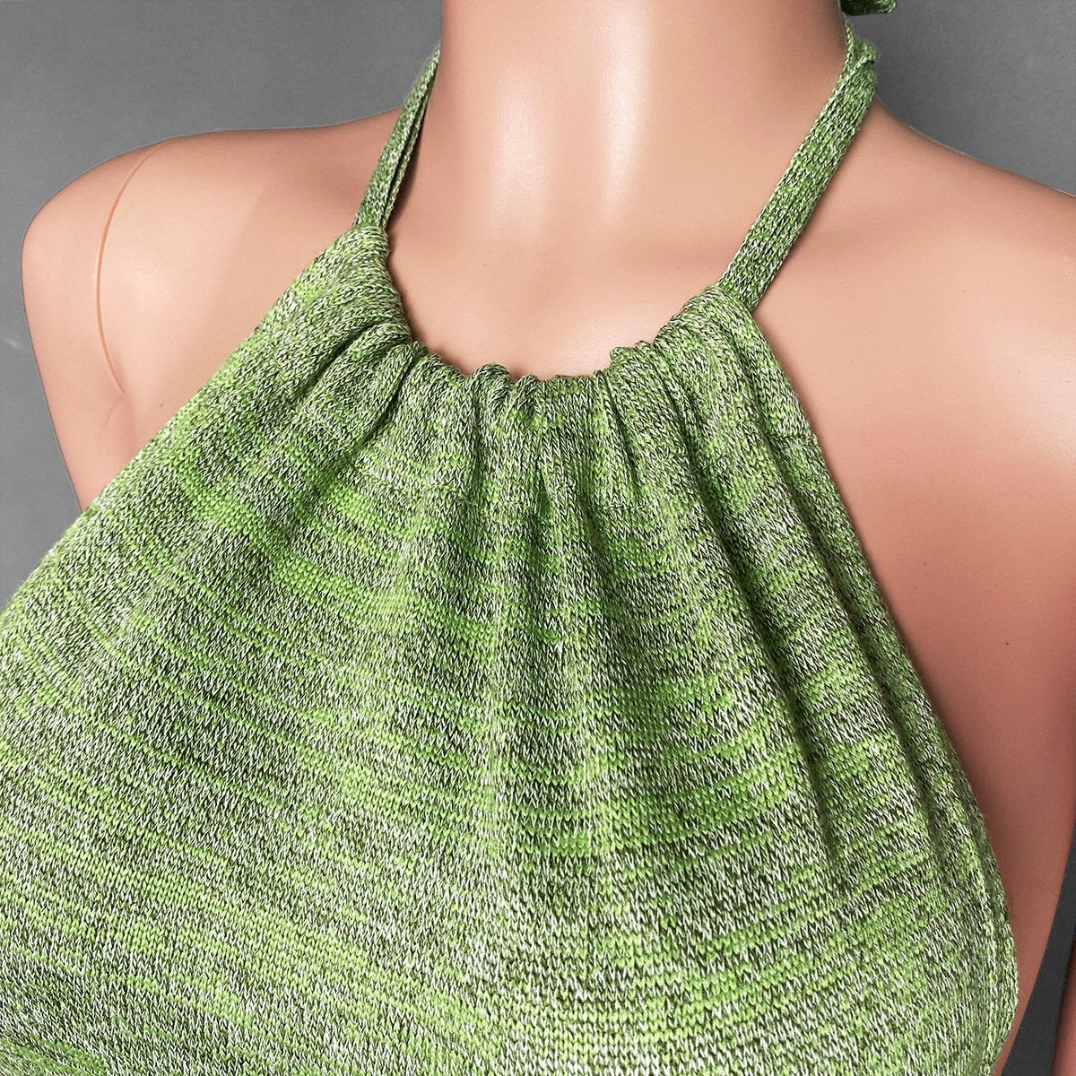 New Fashion Holiday Sheath Halter Backless Knitting Dresses-Sexy Dresses-Free Shipping at meselling99