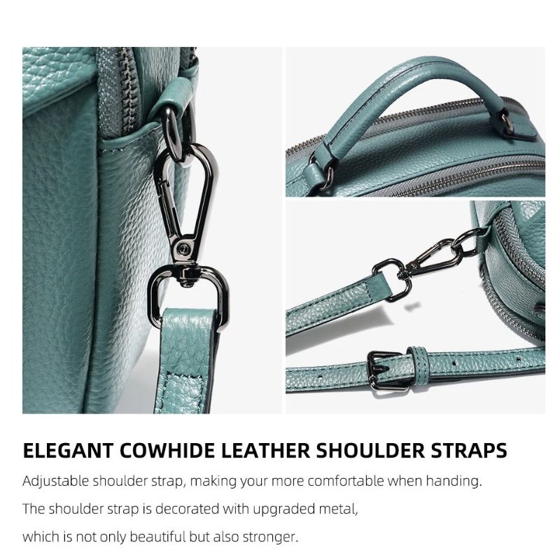 Stylish Genuine Leather Satchel Purse for Women