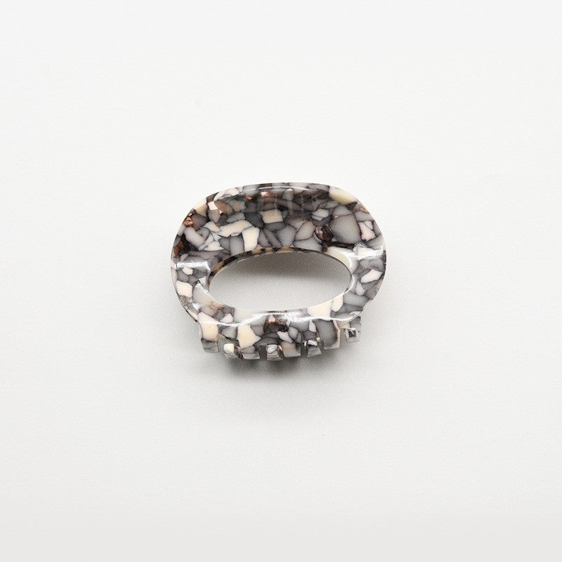 Hollowed Round Hair Claw Clip