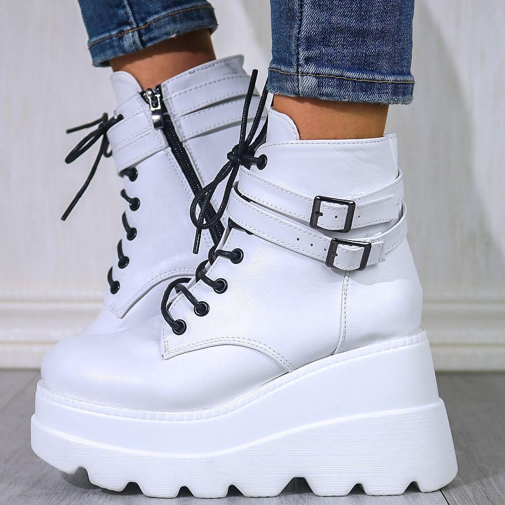 Colorful Platform High Heel Short Boots