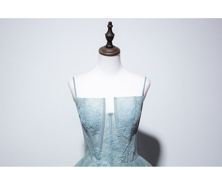 Light Green Strapless Ball Gown Party Dresses-Dresses-Free Shipping at meselling99