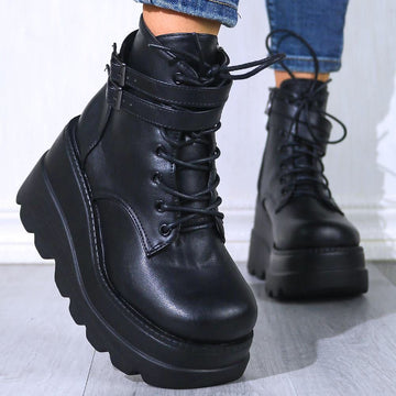 Colorful Platform High Heel Short Boots