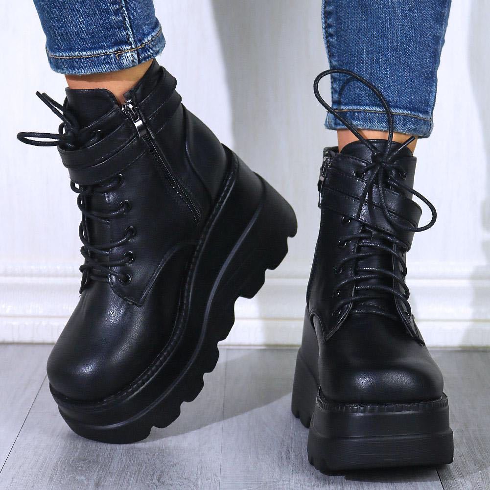 Colorful Platform High Heel Short Boots