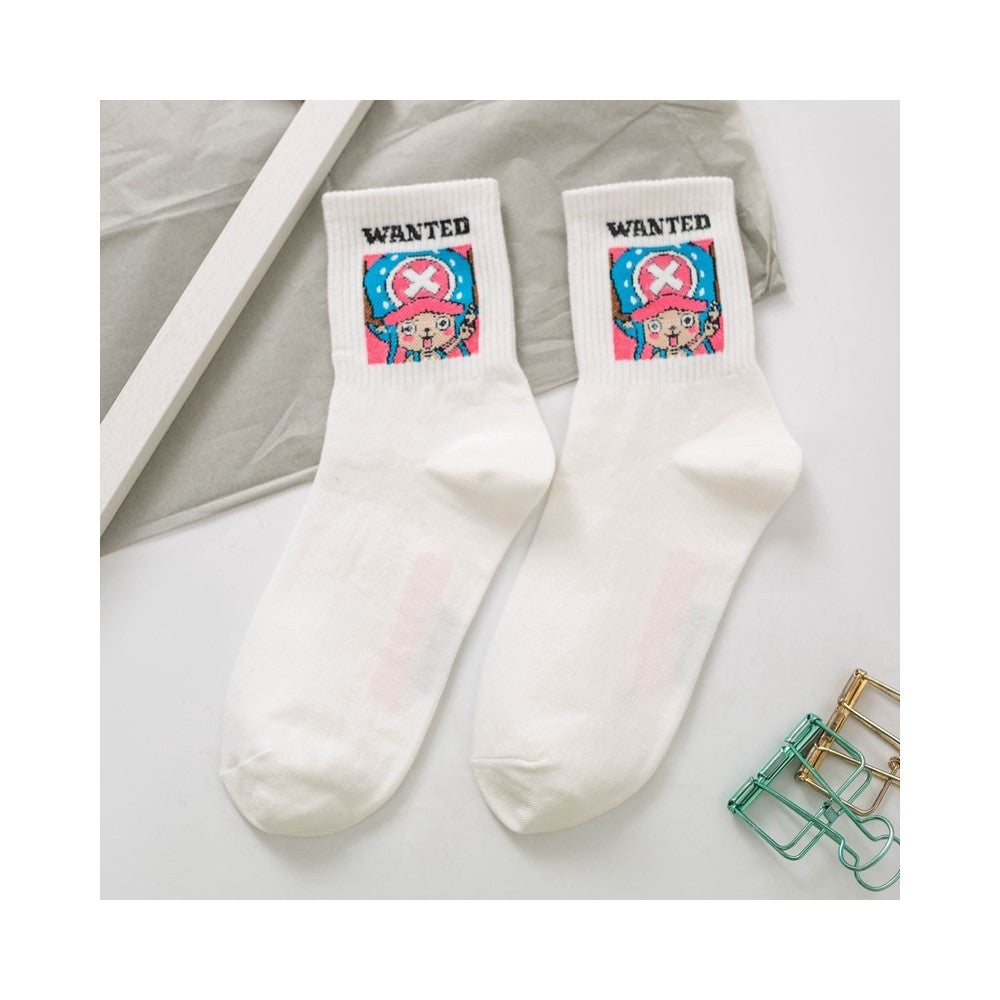Cute Cartoon Unisex Cotton Sports Socks