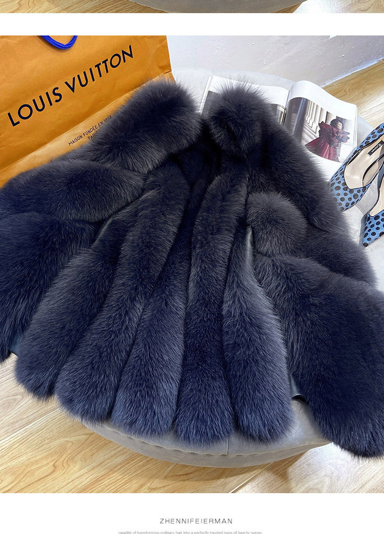 Fashion Artificial Fox Fur Winter Vest for Women