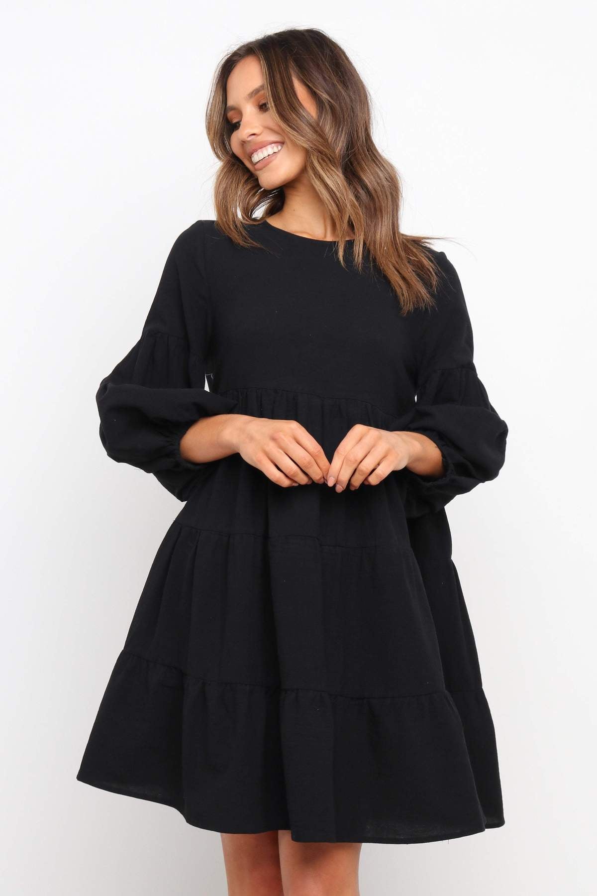 Casual Linen Long Sleeves Summer Daily Dresses