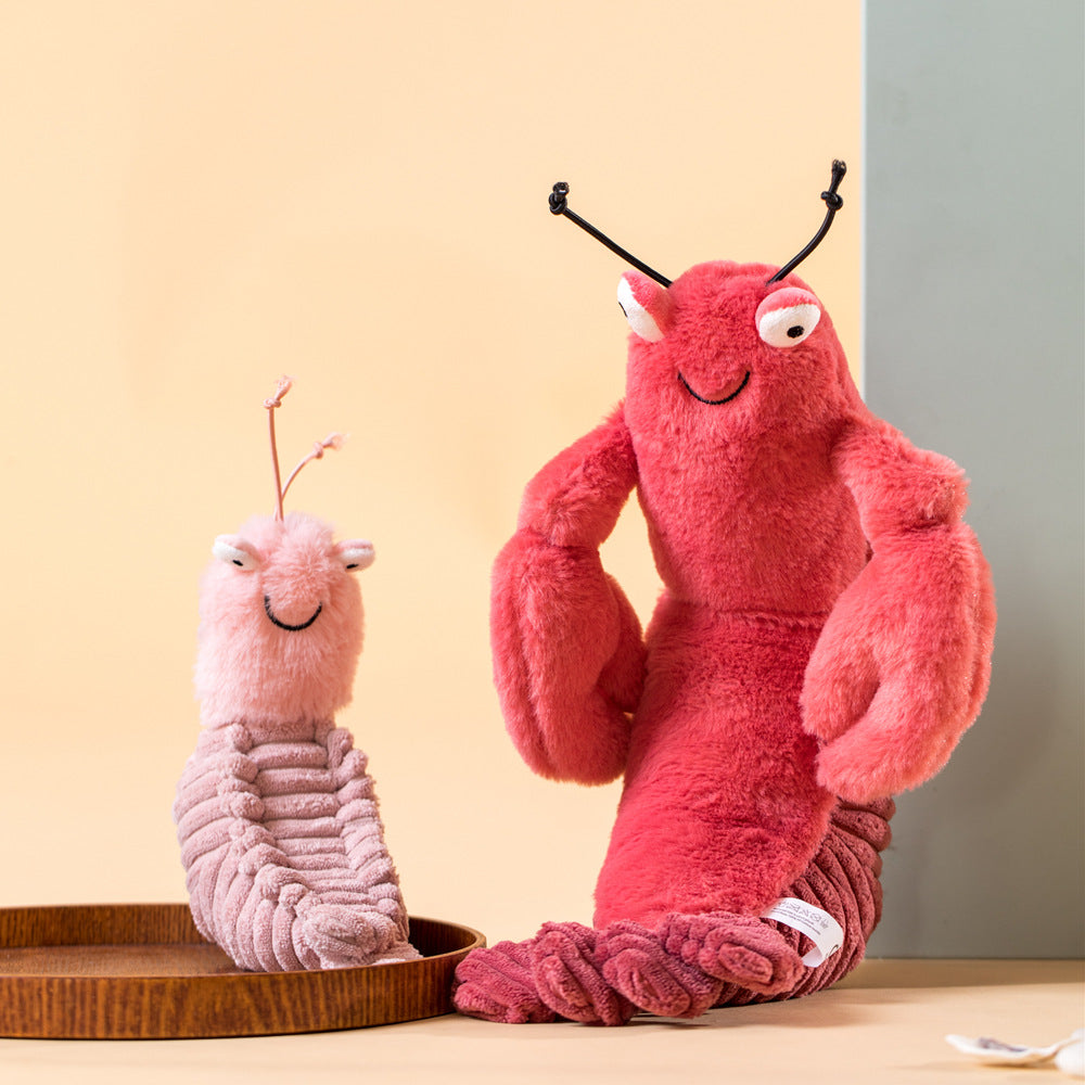 Pipi Shrimp Larry & Sheldon Crayfish Plush Toy